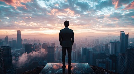 Poster - Achieve your business goals by cultivating a powerful mindset and embracing self-improvement strategies for success