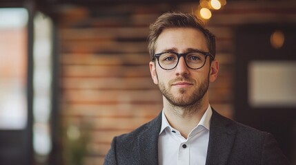 Poster - Business professionals cultivate resilience and focus for success in competitive environments