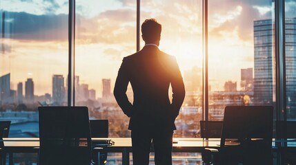 Poster - Leaders cultivate resilience and embrace risk-taking to foster a strong business mindset amidst challenges