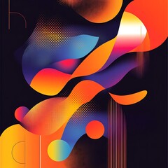 Aufkleber - artistic vector background for digital artworks