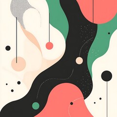 Poster - Colorful Fluid Design with Psychedelic Patterns