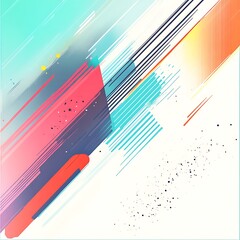 Aufkleber - bold graphic pattern with minimalist design