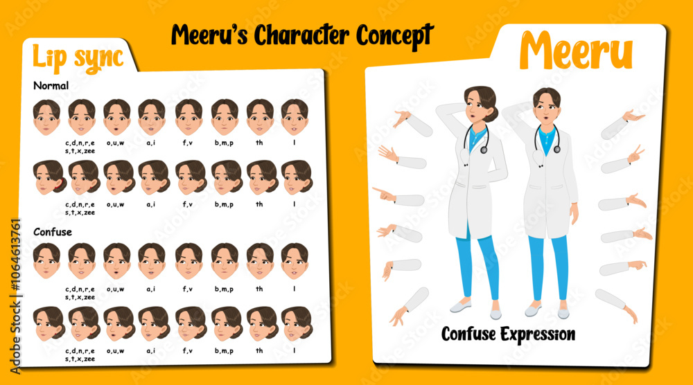 A confused radiologist cartoon character AKA Meeru. Female radiologist ...