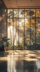 Poster - Serene Art Gallery with Natural Illumination