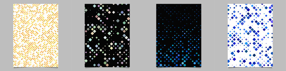 Poster - Abstract geometrical brochure background collection