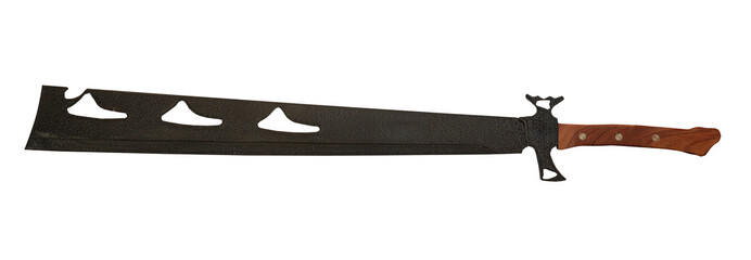 Wall Mural - machete , knife isolated on transparent background