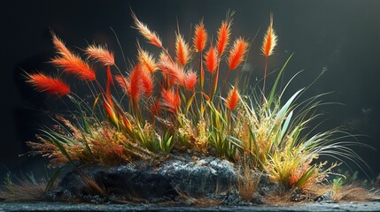 Wall Mural - Vibrant Wildflowers in a Meadow