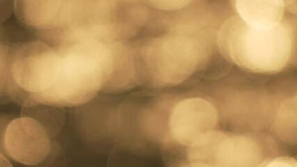 Abstract Golden Bokeh Background