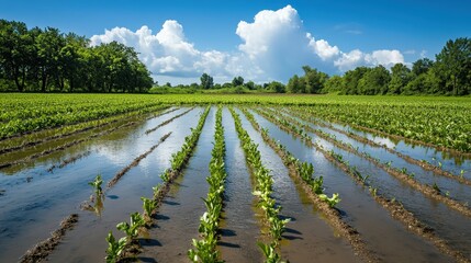Poster - examine the connection between agriculture and flooding.