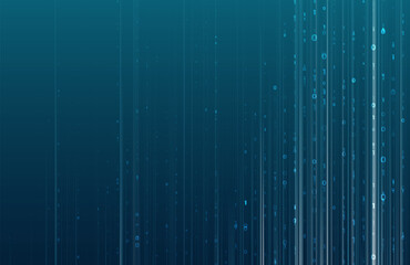 Poster - Abstract big data code representation. Modern high-tech data background. Graphic concept for your design. Adobe Illustrator Artwork