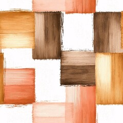 Poster - Seamless Bamboo Weave Pattern Background Design