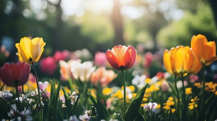 Poster - connection between spring and creativity.