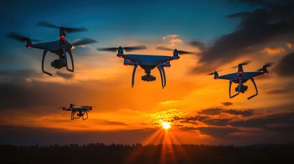 Poster - role of drones in aviation.