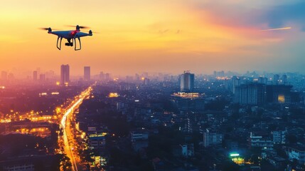 Poster - role of drones in aviation.