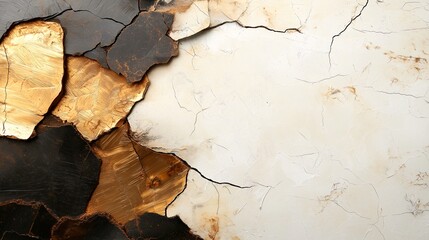 Poster - Close-Up of Unique Mineral Crystal Textures