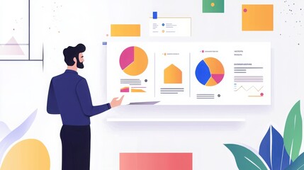 Poster - Engaging simple business infographics for effective presentations and visual communication