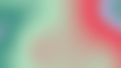 Poster - Retro gradient colorful tones, abstract liquid gradient muted color theme, red green stripe animation