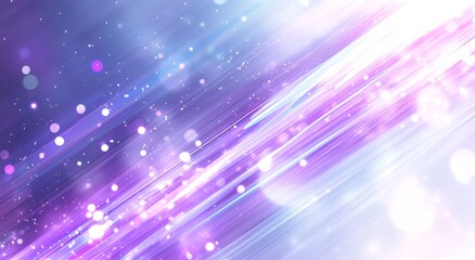 Wall Mural - purple glitter lights background. generative ai technology.