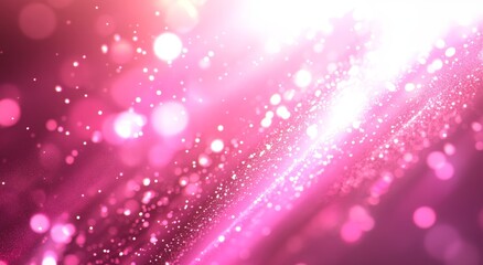 Wall Mural - pink glitter background. generative ai technology.