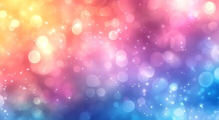 Wall Mural - defocused colorful sparkle glitter lights background. generative ai technology.