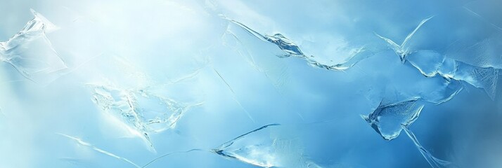 Wall Mural - Frosty Ice Texture Background for Cool Designs