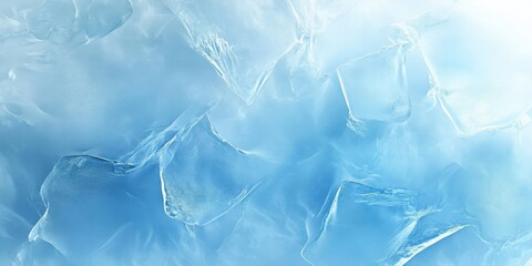 Wall Mural - Cold Ice Surface Texture and Background