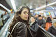 © Tetiana - Artwork Generative Ai image underground subway urban station crowded with people, rush hour local public service