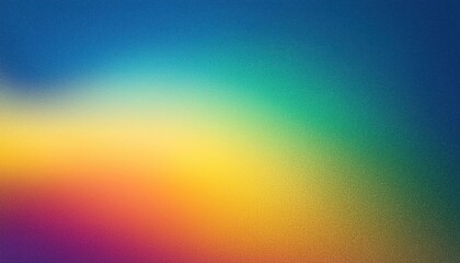 Aufkleber - Vibrant Gradient Abstract Background in Smooth Mesh Pattern with Multicolored Spectrum from Cool Blues to Warm Yellows, Perfect for Web Design, Advertising, or Digital Presentation