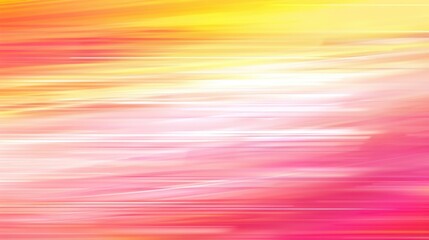 Poster - pink yellow bright light trails showing speed and motion, abstract background