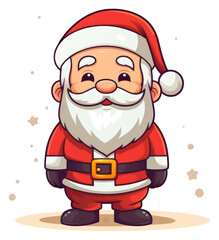 Canvas Print - PNG Santa Claus  transparent background