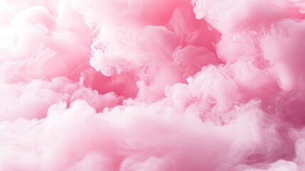Leinwandbilder - Flowing pink smoke creates a captivating background with a dreamy aesthetic. This flowing pink smoke backdrop offers ample copy space for creative projects and designs.