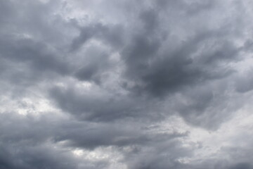 Wall Mural - blue sky and white cloud background, cloudy in rainny season