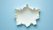 © admin_design - Torn paper with hole, abstract background, empty space, damaged texture, blank sheet, ripped edges, grunge design element