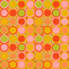 Wall Mural - abstract background geometry minimalistic design in vintage hippie style. vector seamless pattern wi