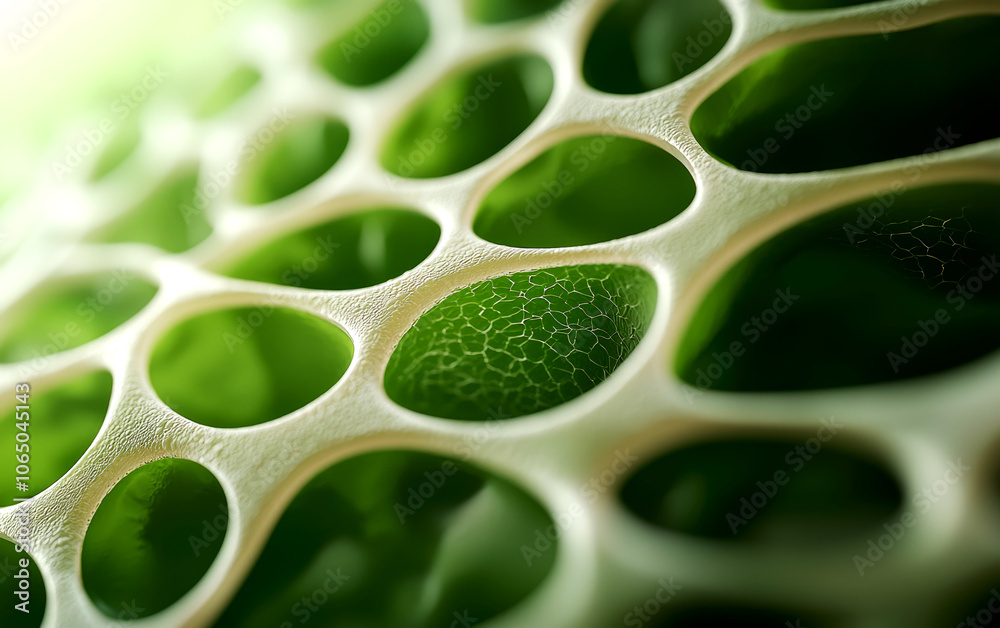 Microscopic view of plant cells bonding, showing the process of ...