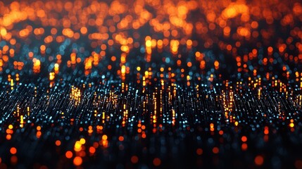 Aufkleber - Colorful Bokeh Abstract Background with Soft Light Effects