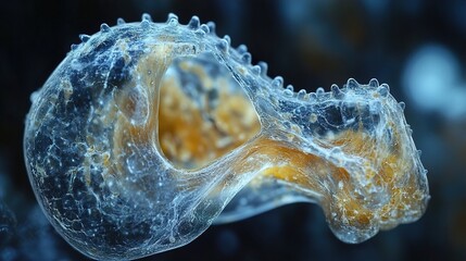 Wall Mural - microscopic view of a cell's intricate structure