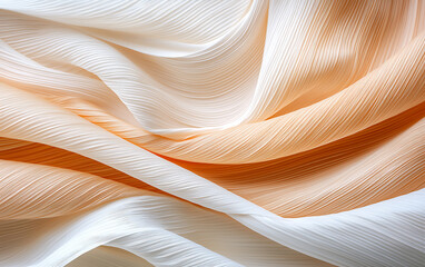 Poster - Explore the intricate patterns and smooth curves of lotus petals in a macro shot