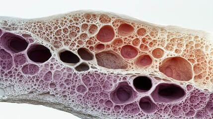Poster - Microscopic View of Cellular Organism Structures