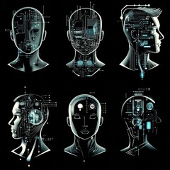 Poster - Futuristic Digital Human Interface Concepts