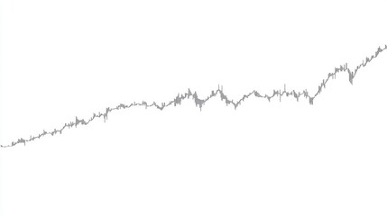 Poster - Abstract Financial Data Visualization Graph