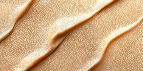 Poster - A tan surface with a line of makeup on it