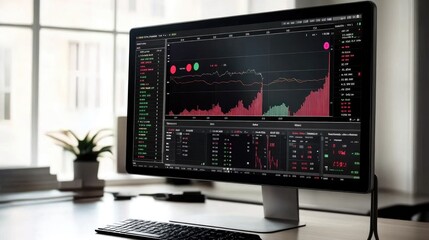 Poster - Stock Market Analysis on Modern Desktop Computer