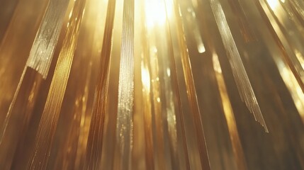 Poster - Sunlight Filtering Through Shimmering Strands