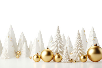 Wall Mural - png merry christmas background christmas white gold.