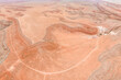 © ADDICTIVE STOCK - Aerial view of rugged Utah desert landscape