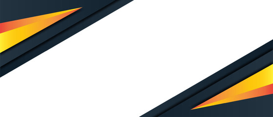 Wall Mural - modern abstract background with orange and dark blue layers