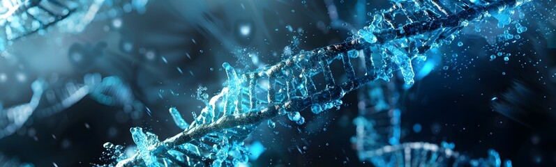 DNA gene background science helix cell genetic medical biotechnology biology bio. Technology gene DNA abstract molecule medicine blue 3D background research digital futuristic human concept health. 