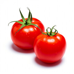 Tomato fruit isolated on white background