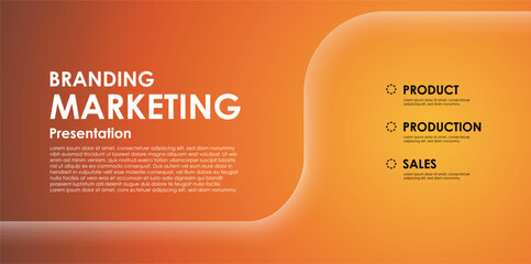 Poster - Website landing page screen for project development. Gradient colorful banner layout landing page. Corporate marketing landing pge vector illustrator template.